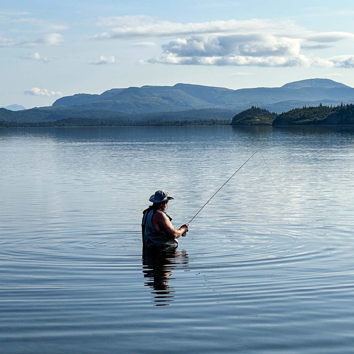 Kevin fly fishing